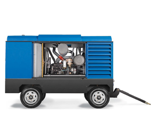 噴砂行業(yè)移動(dòng)式空壓機(jī)
