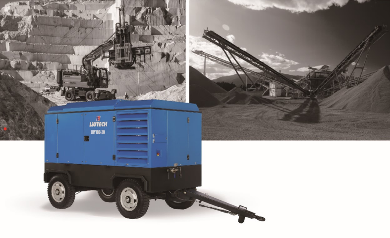 爆破孔鉆探移動式空壓機(jī)