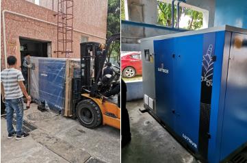 柳泰克一級能效空壓機替換國產(chǎn)同功率機型案例 